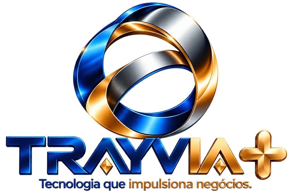 Logo TRAYVIA+ — Tecnologia que impulsiona negócios